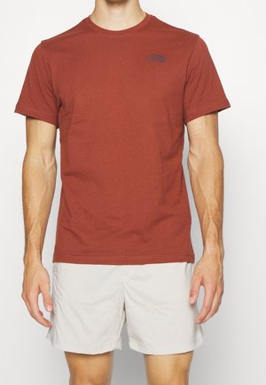 T-shirt med print - brown