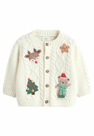 REGULAR FIT   - Kardigán - white chrismas