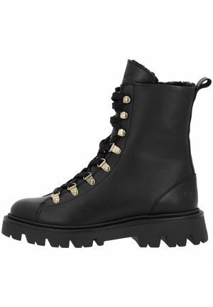 PONZA - Bottines à plateau - BLACK