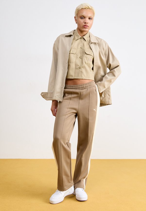 ALWAYS ON STRAIGHT TRACK PANTS - Tracksuit bottoms - totally taupe4