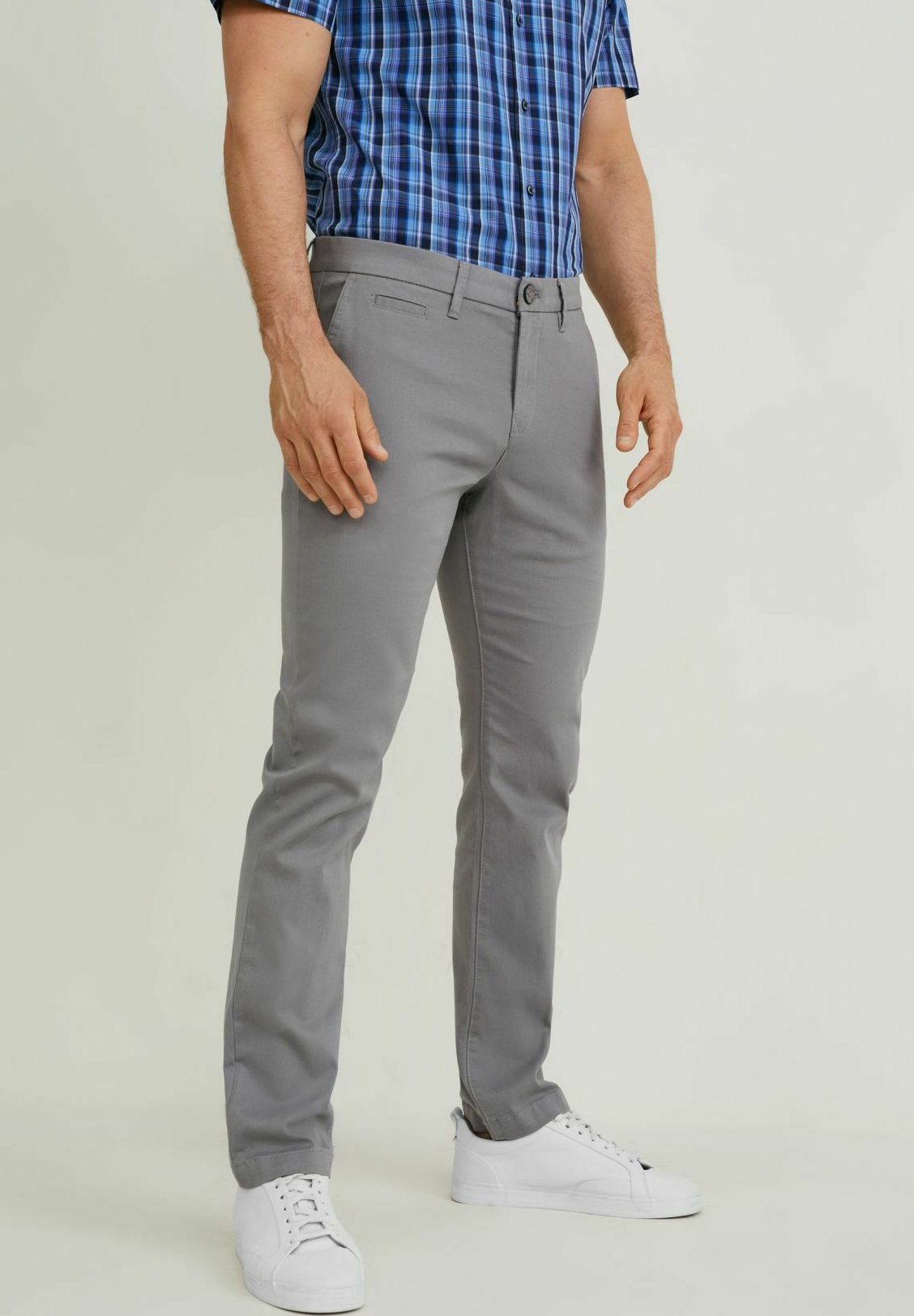 C\u0026A Premium Pantalones chinos - gray/gris - Zalando.es