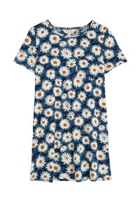 Printtipaita - blue - arty daisy dusky jade