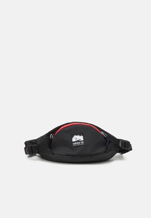 WAISTBAG S UNISEX - Ledvinka - black/bright red/white