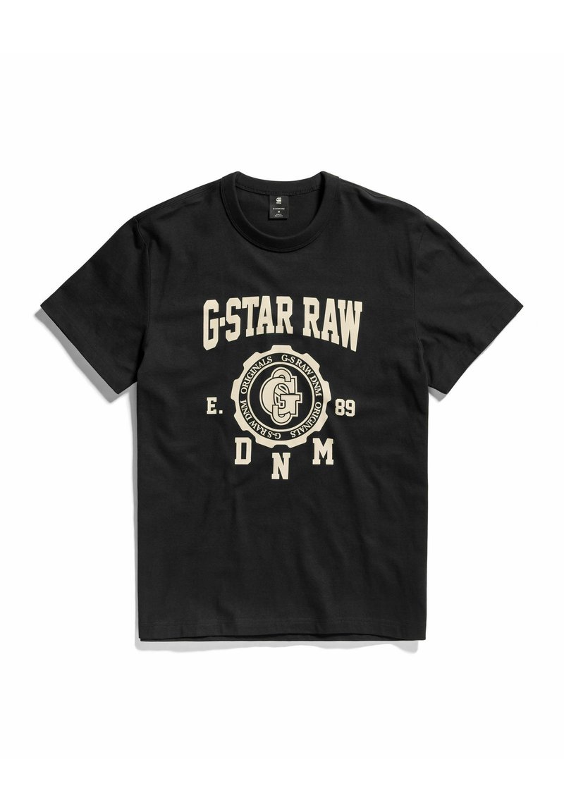 G-Star T-shirt print zwart