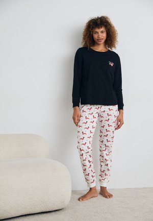 XMAS  - Pyjama set - black/white