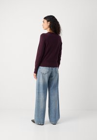 Lindex ANNA - Cardigan - dark lilac