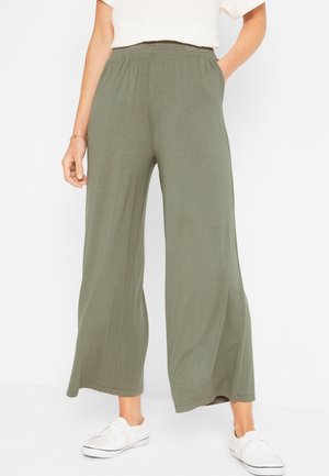 bonprix 7-8-LÄNGE GEMÜTLICHE MIT ELASTISCHEM BUND - Pantaloni - grün
