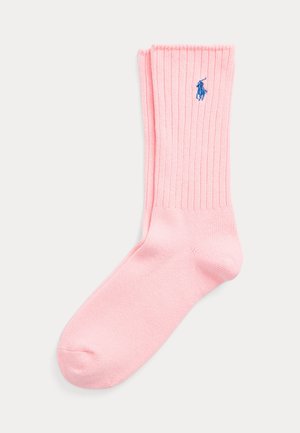 SIGNATURE PONY COTTON-BLEND CREW SOCKS UNISEX - Strømper - light pink