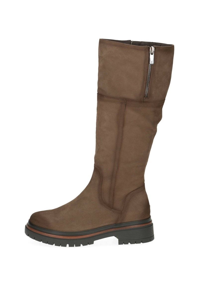 Caprice Botas con plataforma - taupe nubuc