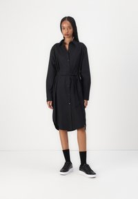 BOSS DELEGANT - Skjortekjole - black