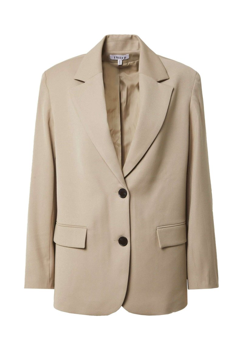 EDITED Halflange jas beige EDITED Halflange jas beige