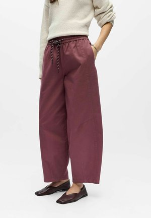 LOOSE FIT - Pantalon classique - rose brown