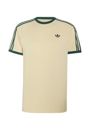 adidas Originals, 3S TEE - Majica kratkih rukava s printom - warm vanilla/collegiate green