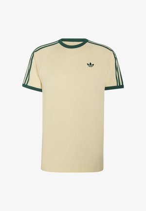adidas Originals, 3S TEE - Majica kratkih rukava s printom - warm vanilla/collegiate green