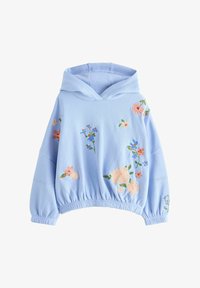 Sélectionné, blue floral print embroidered