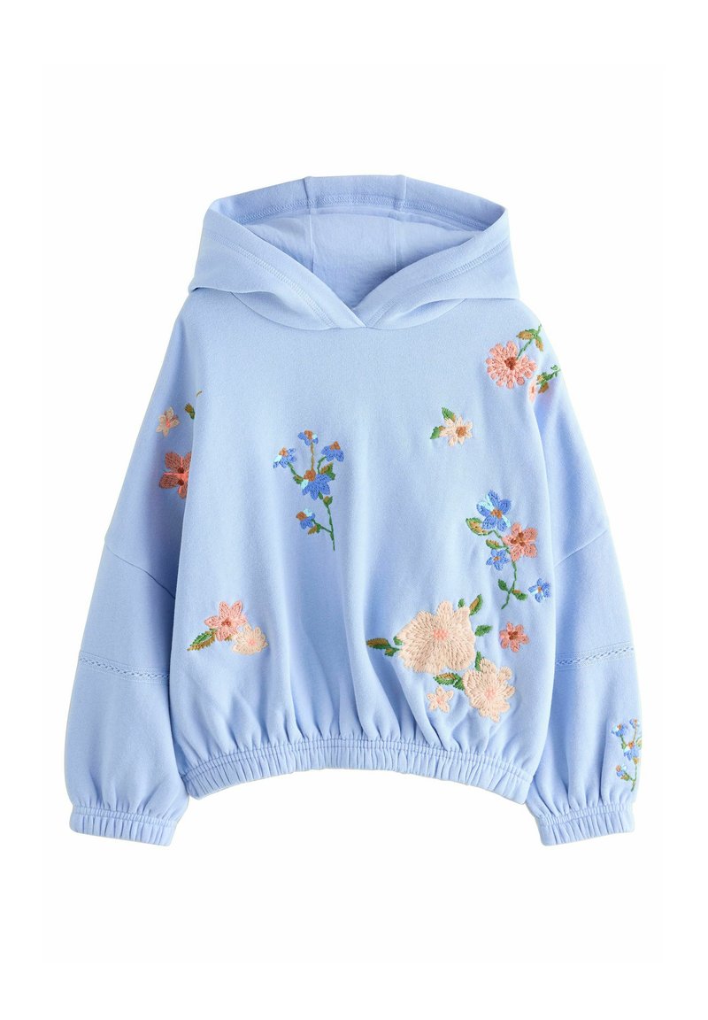 Next ELASTICATED  - Kapucni - blue floral print embroidered