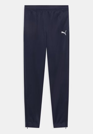 Puma TEAMRISE POLY TRAINING UNISEX - Verryttelyhousut - peacoat/puma white