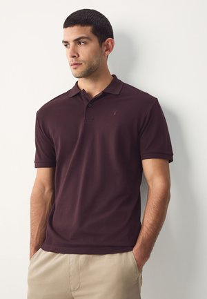 Bluză polo - burgundy red