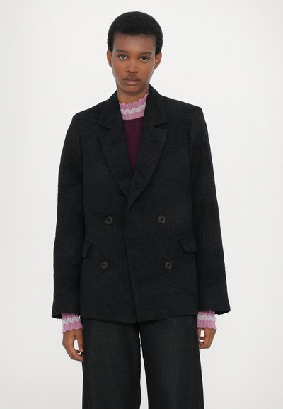 Henrik Vibskov SHADE PANTS - Széles szárú - dark denim