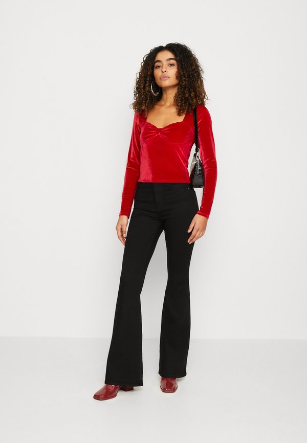 ONLHELLA LIFE HIGH WAIST RETRO - Flared Jeans4