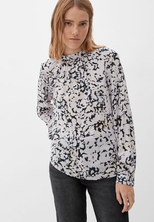 MIT ALLOVER-PRINT - Blouse - petrol