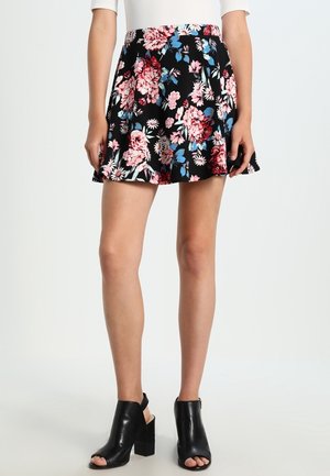 A-snit nederdel - black