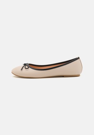 Ballerinaskor - beige/black