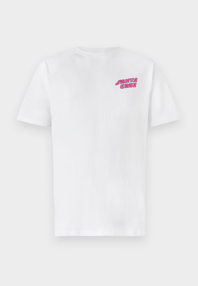 Santa Cruz GRABKE ALL AROUND STACK UNISEX - T-shirt imprimé - white ...