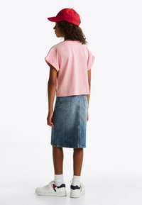 Tommy Hilfiger LOGO CREW NECK - T-shirt print - pink sugar