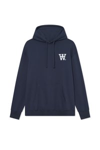 CASS CHEST PRINT HOODIE - Melegítőfelső - navy