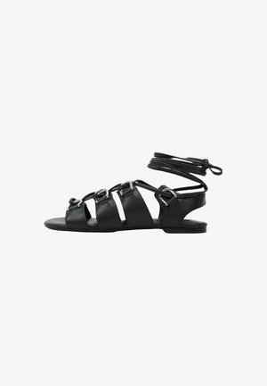 HUNE, VEER - Sandalias - black