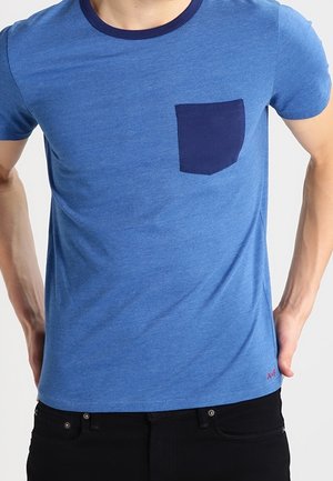 T-shirts print - mottled blue