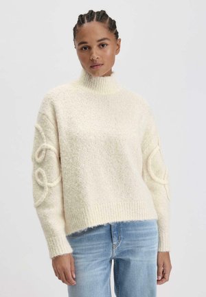 hessnatur OVERSIZE - Jumper - naturweiss