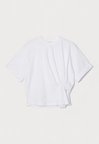 GATHER DETAIL TEE - T-Shirt basic - white