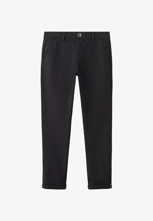 Mango Kids, KID - Nohavice chinos - black