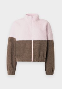 Giacca in pile - pale lilac/walnut