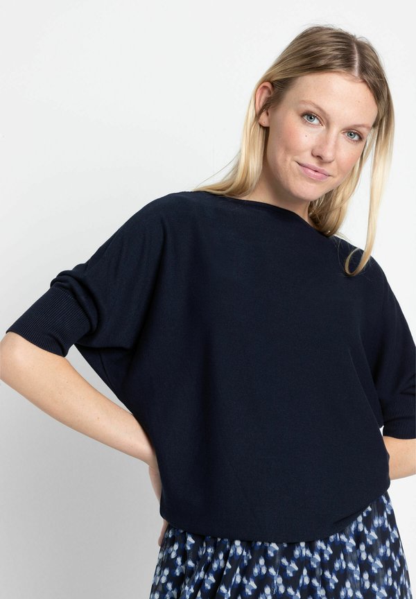 DOLMANSLEEVE - Strickpullover - dunkelblau