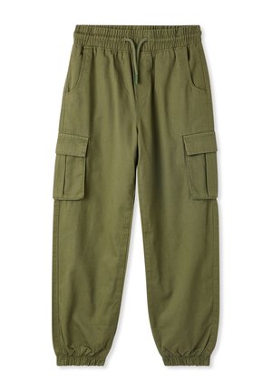 Pantaloni cargo - var verde militare chiaro