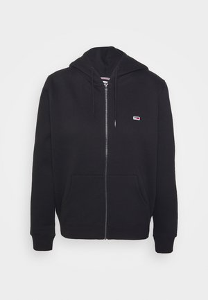 Sweater met rits - black