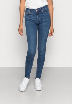 Pieces PCDELLY - Jeans Skinny Fit - medium blue denim