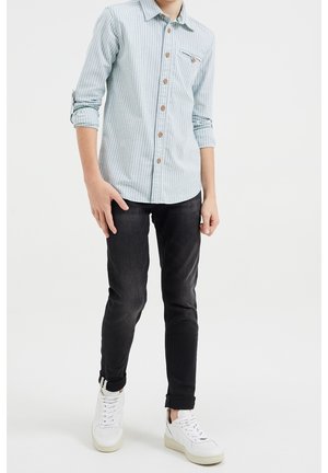 WE Fashion BLUE RIDGE - Vaqueros slim fit - black