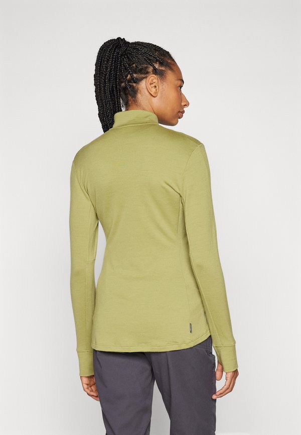 MID WEIGHT QUANTUM ZIP - Fleece jacket - olive4