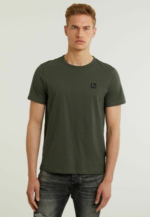 BRETT - Basic T-shirt - green