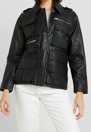 Veste en cuir - black