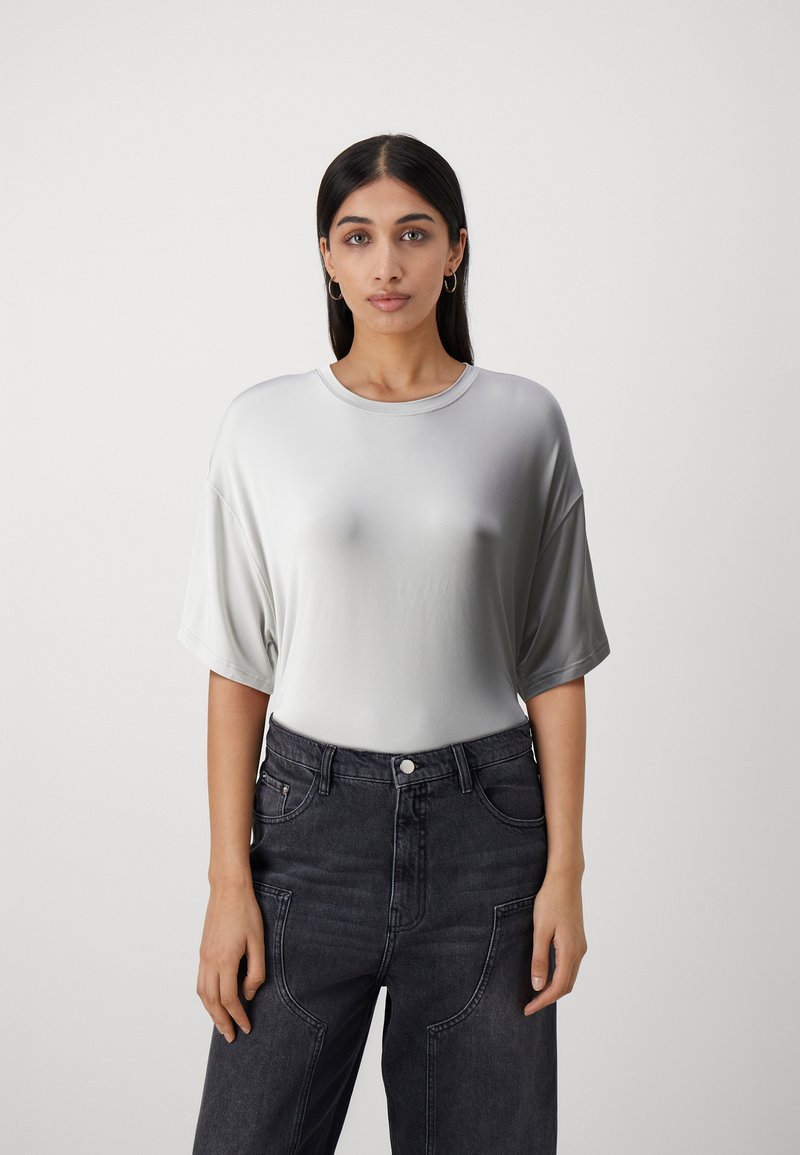 Vintage Basic Soft Yellow Cotton T-shirt