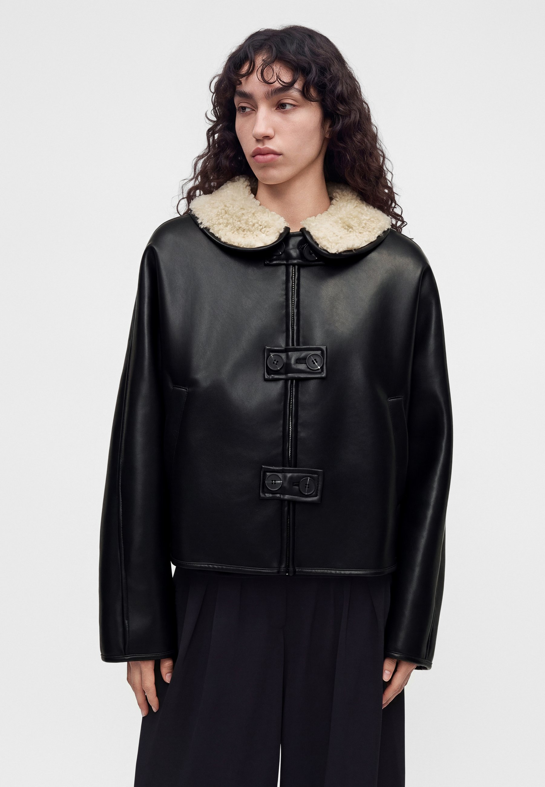 Claudie Pierlot  페이크 레더 자켓