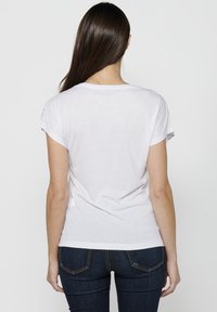 Koroshi SHORT SLEEVE  - Triko s potiskem - blanco   white