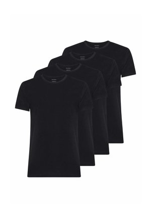 4 PACK - Maglietta intima - nero