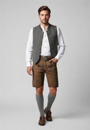GEORG - Nahkahousut - havanna -