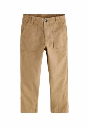 REGULAR FIT - Trousers - tan brown